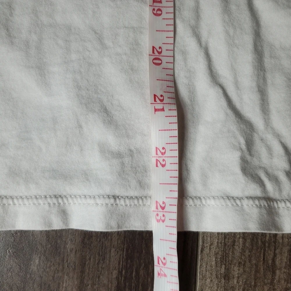 kate spade white rainbow embroidered women's short sleeve top size xl euc